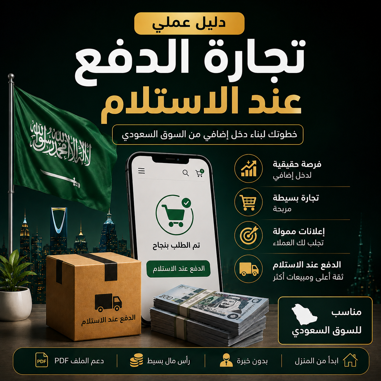 دليل أسرار التجارة بنظام الدفع عند الاستلام